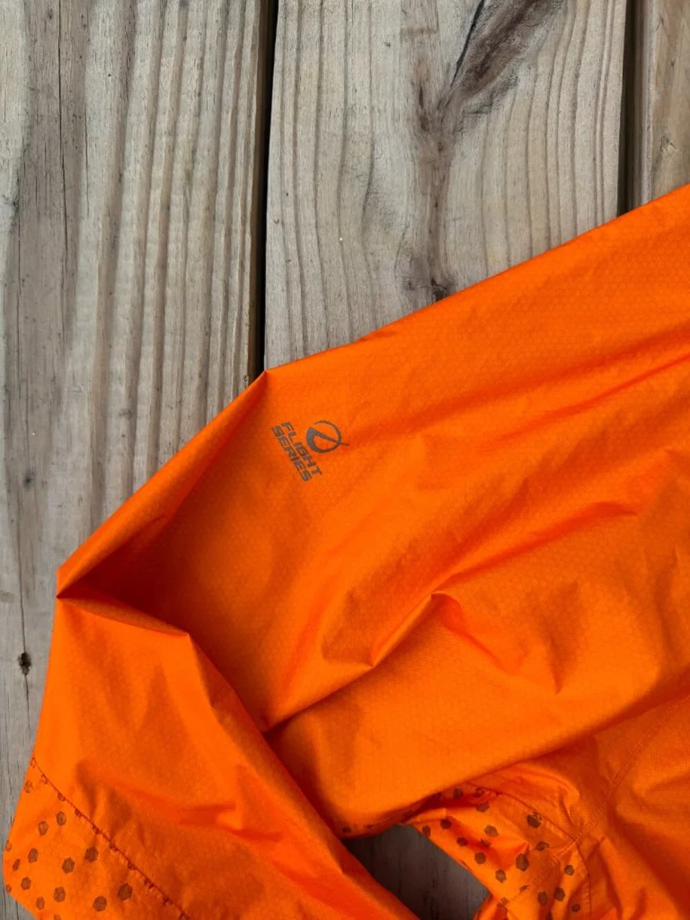 North Face Flight Series Fuse Jacket Men's Medium Windbreaker UltraLight Orange